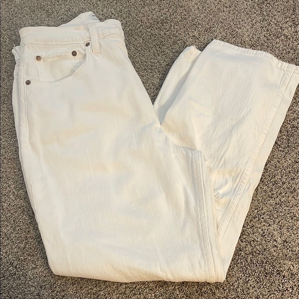 Abercrombie and Fitch the ankle straight ultra high rise 30/10